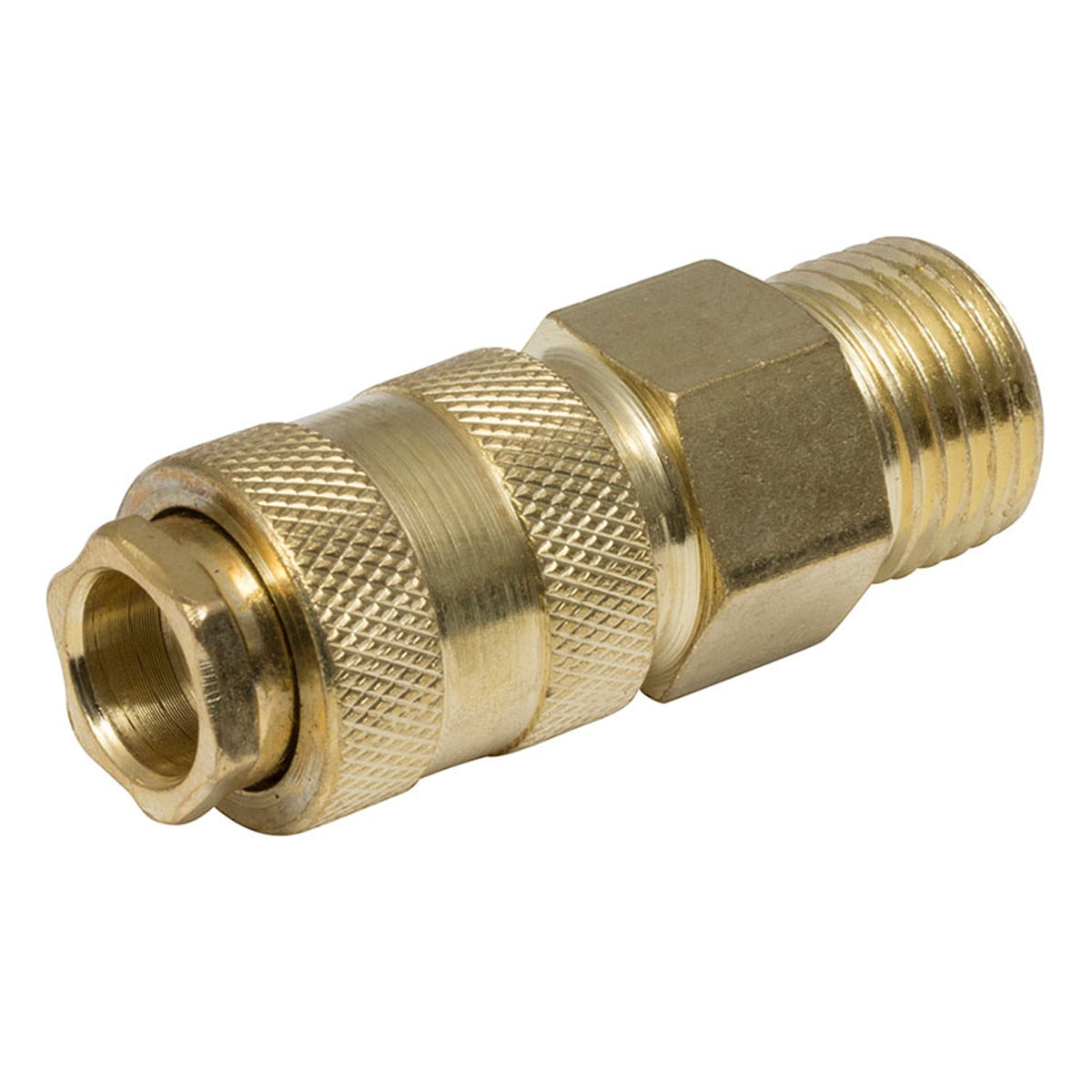 Wolf 1/2'' BSP Uni Hi Flow Quick Release Male Coupler