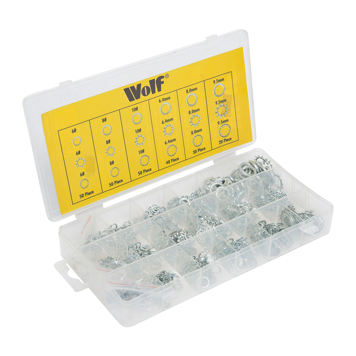 Wolf 720pc Assorted Washer Set