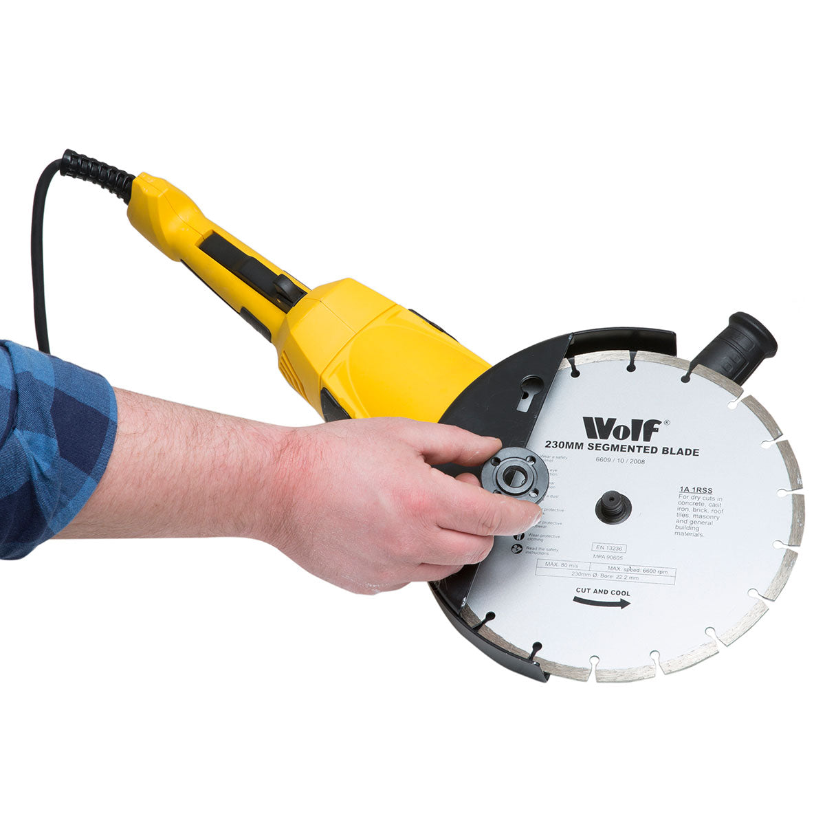 Wolf 2300w Angle Grinder With 230mm/9" Disc