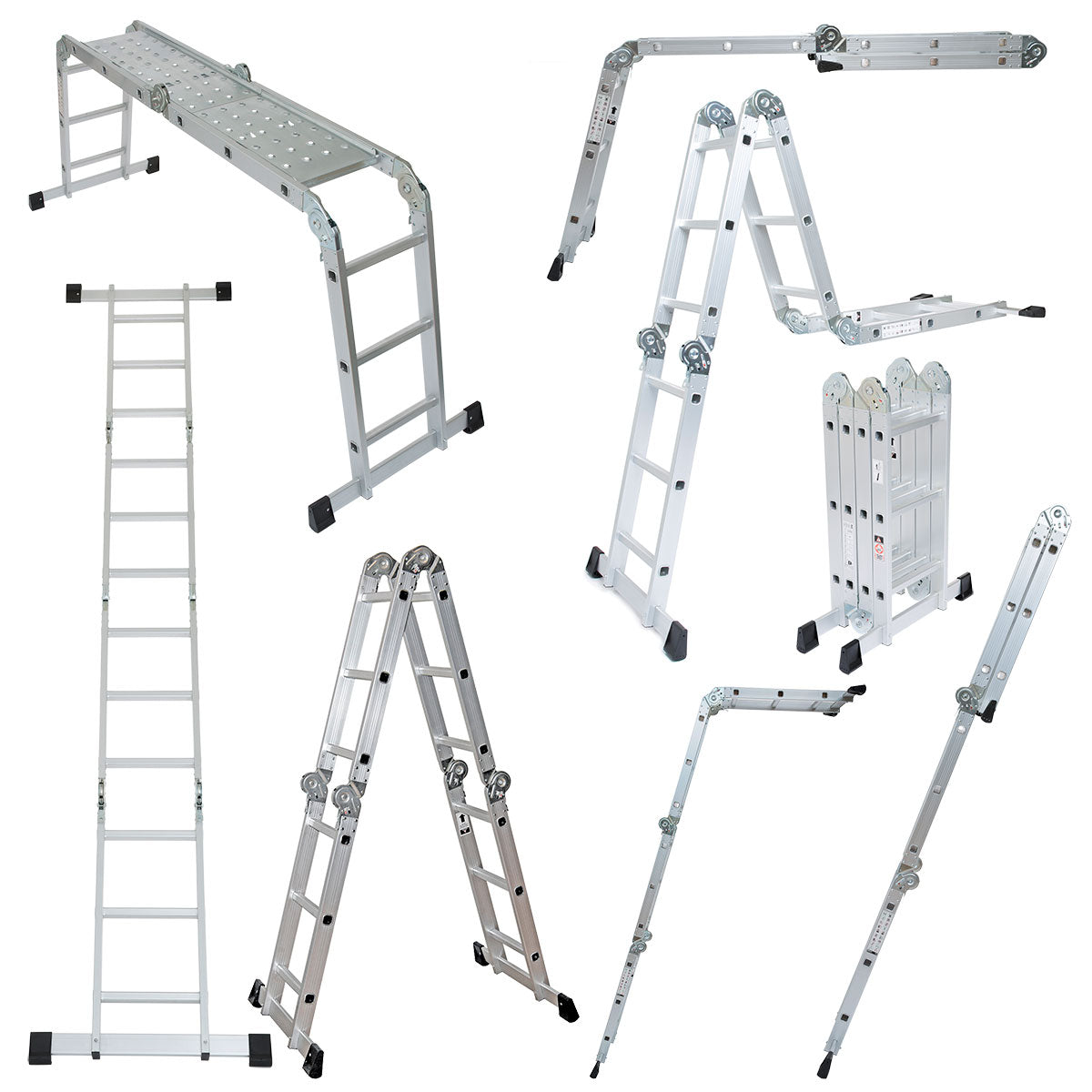 Wolf 11-in-1 Aluminium Folding Combination Ladder