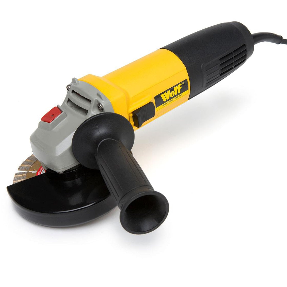 Wolf 850W Angle Grinder 115mm with Diamond Disc - Image 5