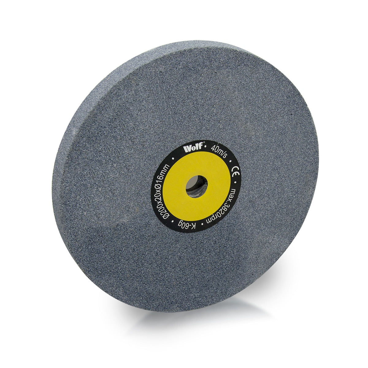 Wolf 200x20x16mm K60 Grinding Wheel Stone - Image 1
