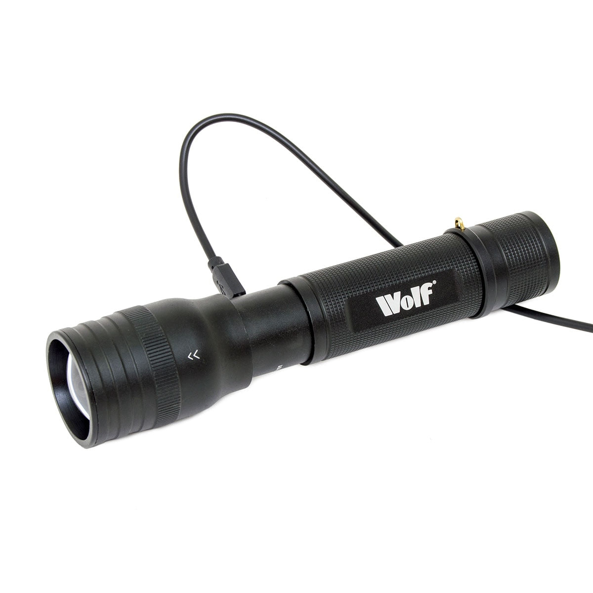 Wolf 5w 400lm Spotlight CREE LED Rechargeable Torch - Image 2