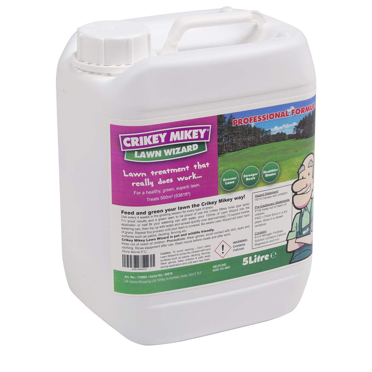 Crikey Mikey Lawn Wizard 5 Litres - Image 1