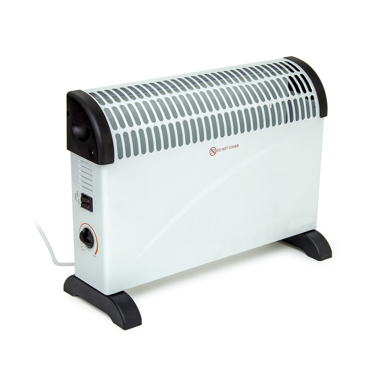 2kW Convector Heater with Thermostat - White - Image 1