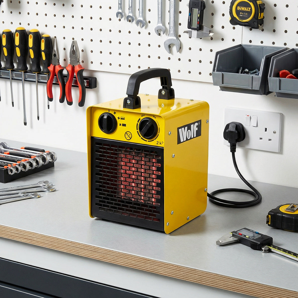 Wolf 2kW Industrial Fan Assisted Space Heater