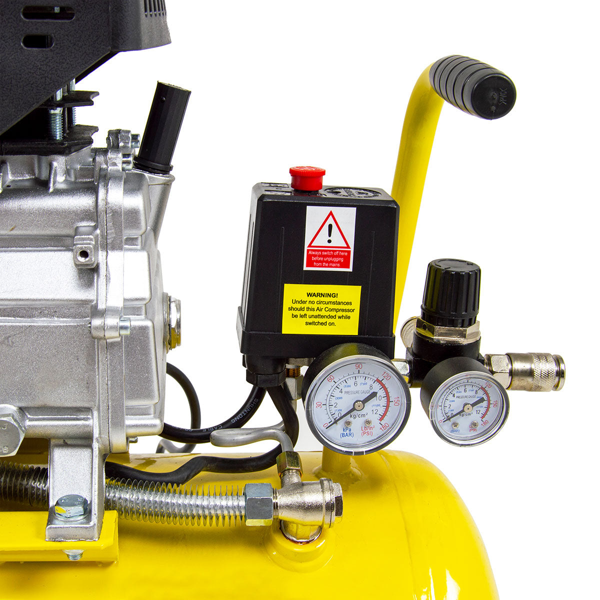 Wolf Sioux 25 9.6CFM 2.5HP Portable Air Compressor 24L - Image 6