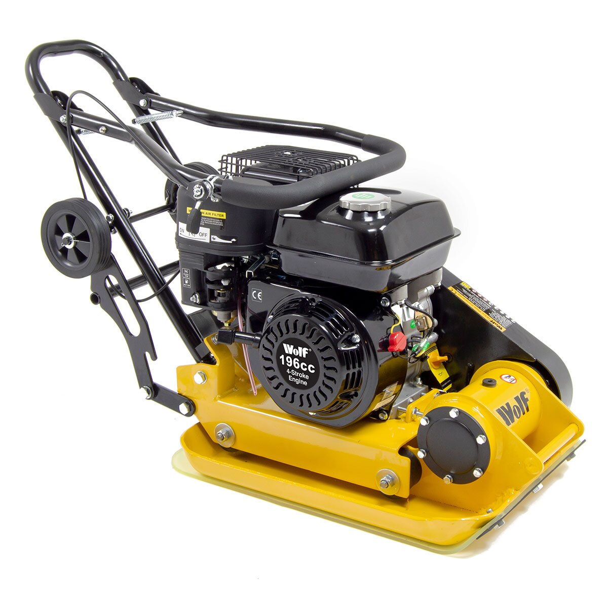 Wolf 11000N Petrol Plate Compactor Wacker with Extras - Image 2