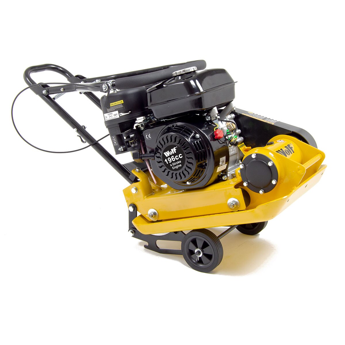 Wolf 11000N Petrol Plate Compactor Wacker with Extras - Image 5