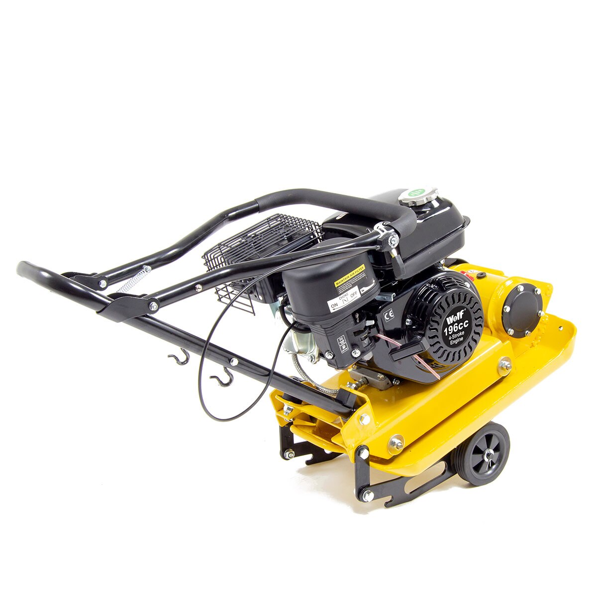 Wolf 11000N Petrol Plate Compactor Wacker with Extras - Image 6