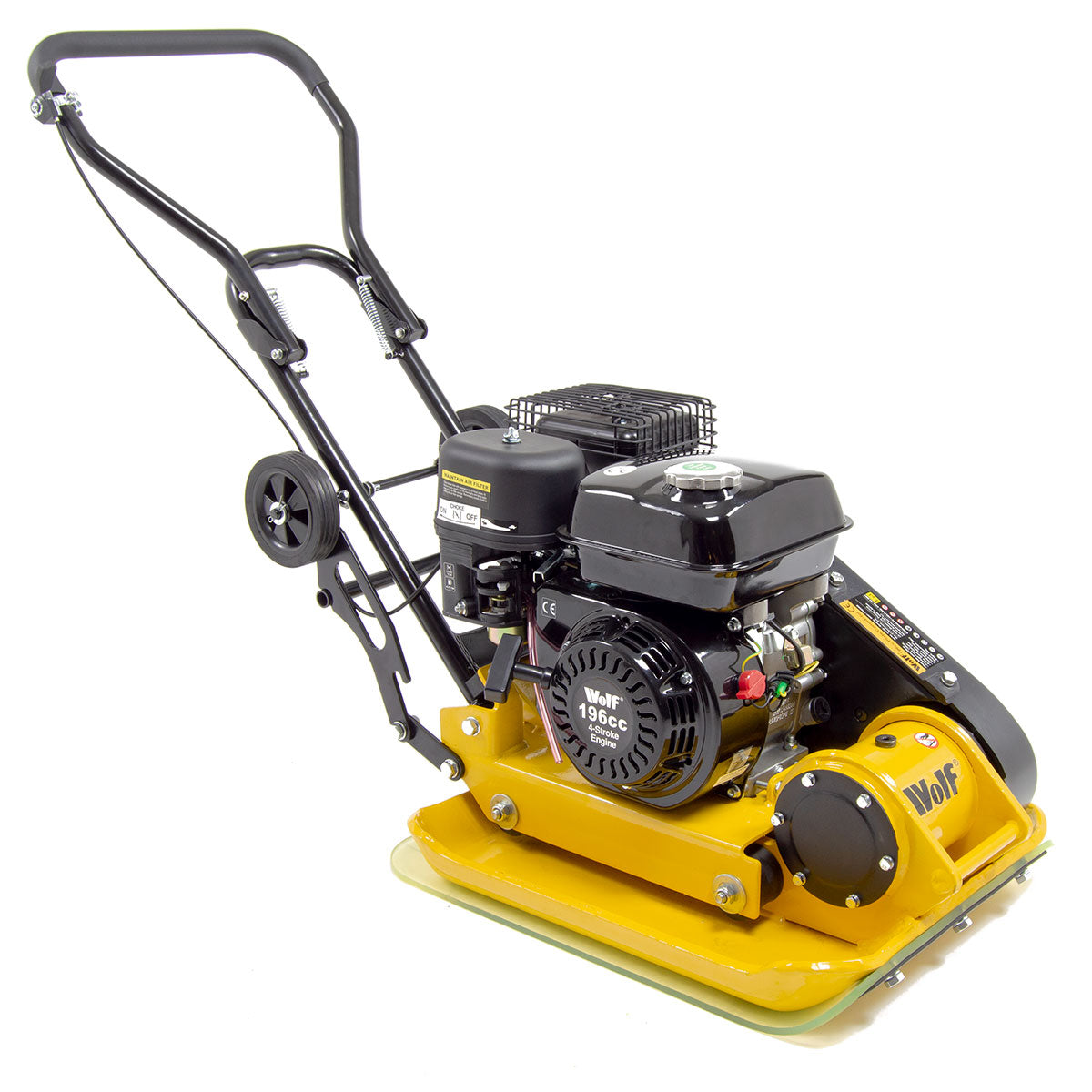 Wolf 13000N Petrol Plate Compactor Wacker with Extras - Image 1