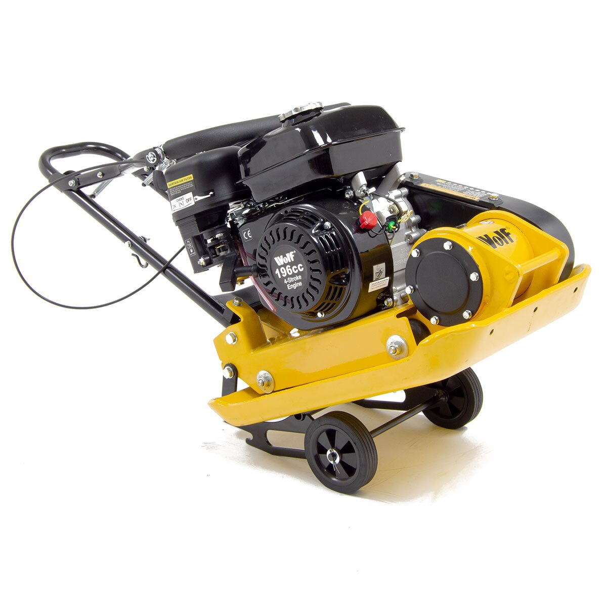 Wolf 13000N Petrol Plate Compactor Wacker with Extras - Image 5