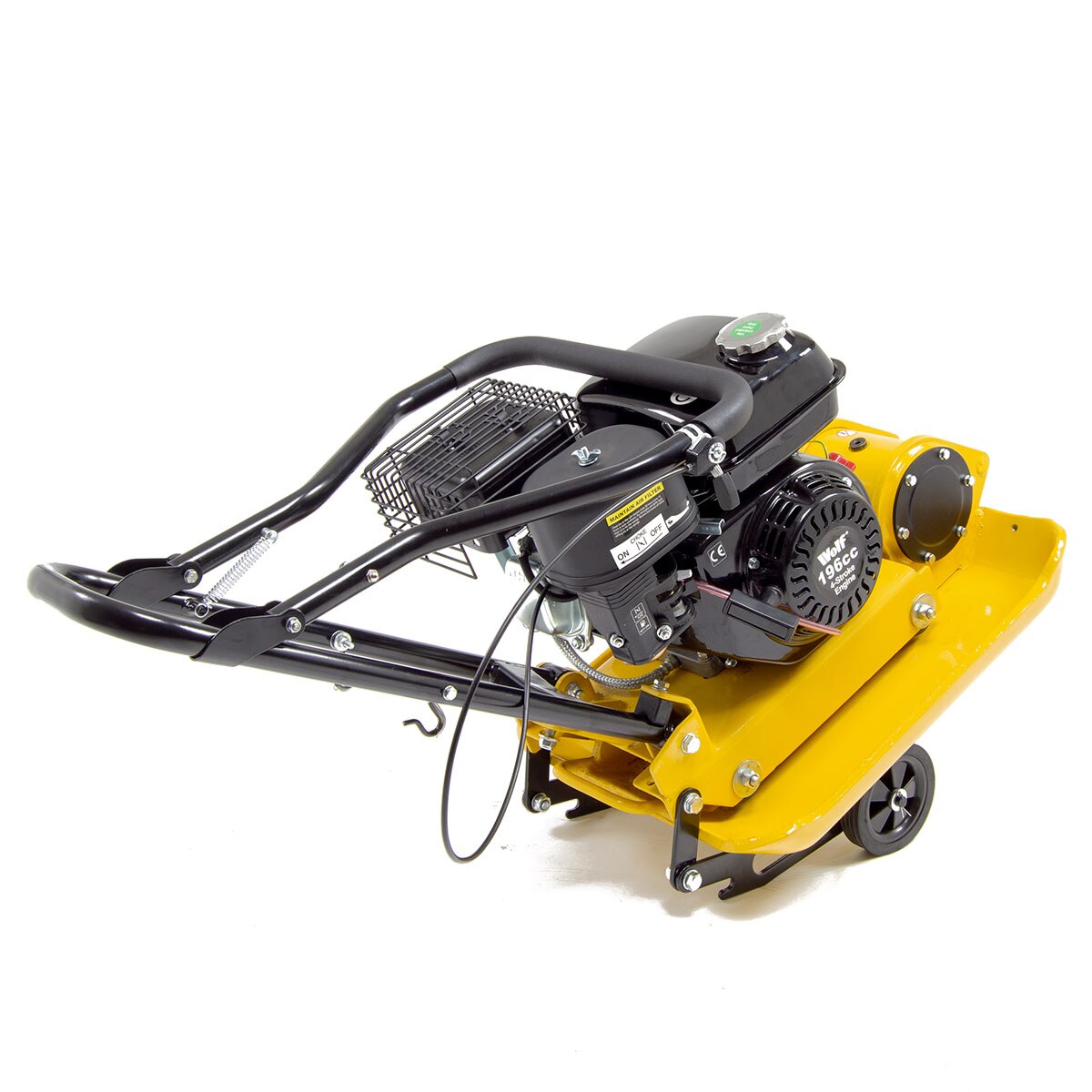 Wolf 13000N Petrol Plate Compactor Wacker with Extras - Image 6