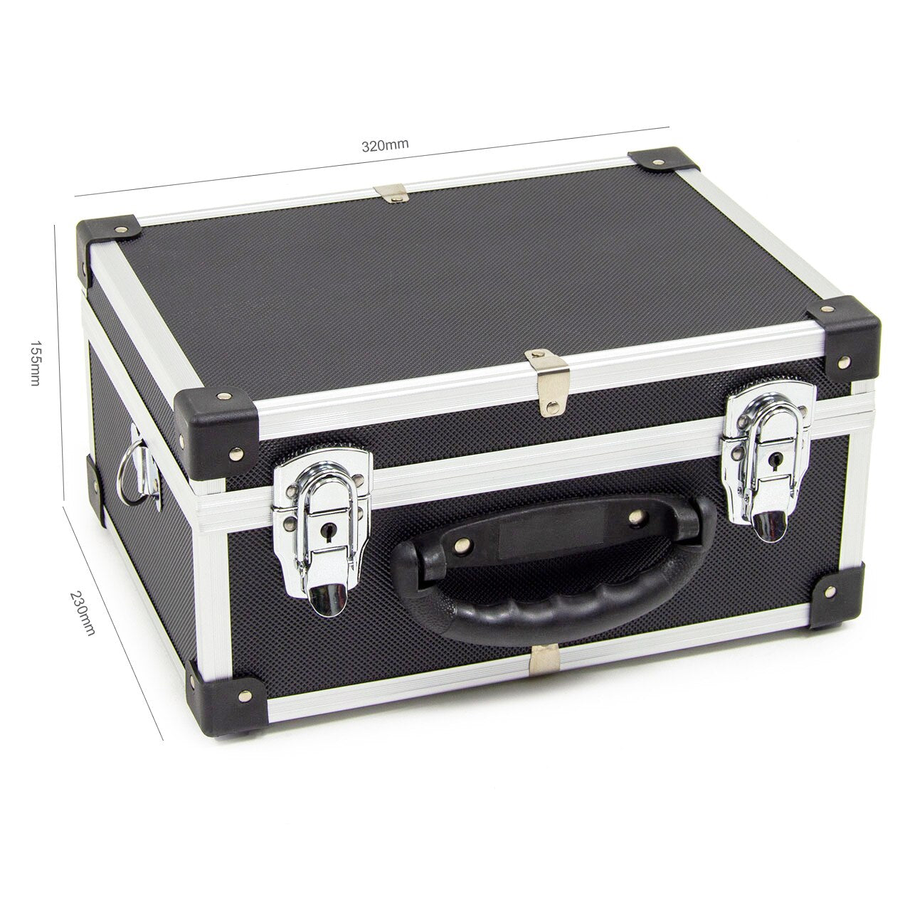 Wolf 320mm Black Aluminium Storage Case - Image 4
