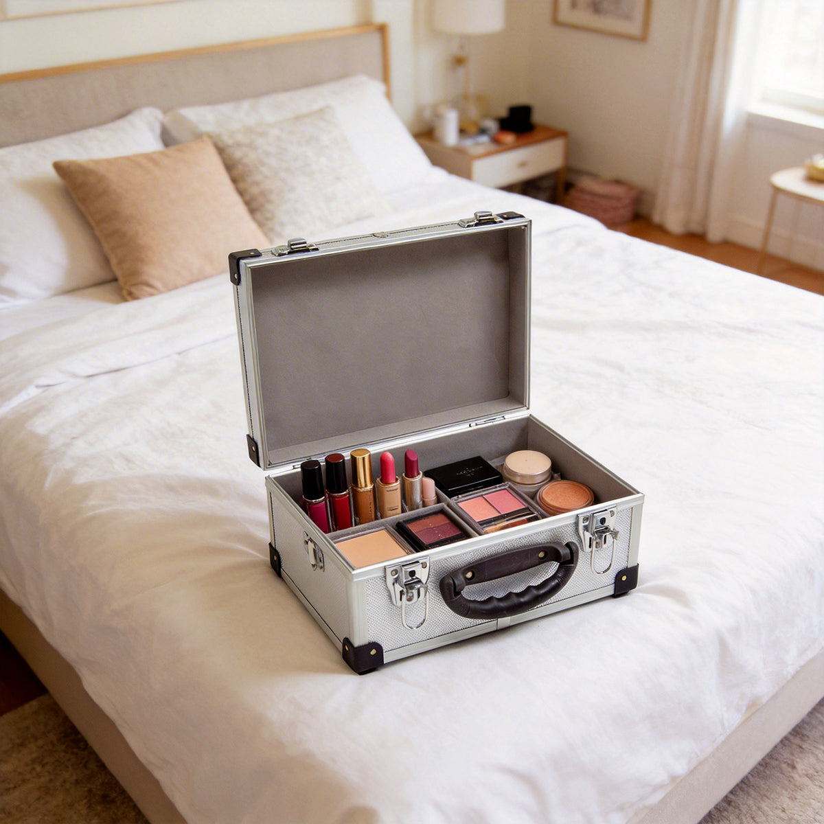 Wolf 320mm Silver Aluminium Storage Case