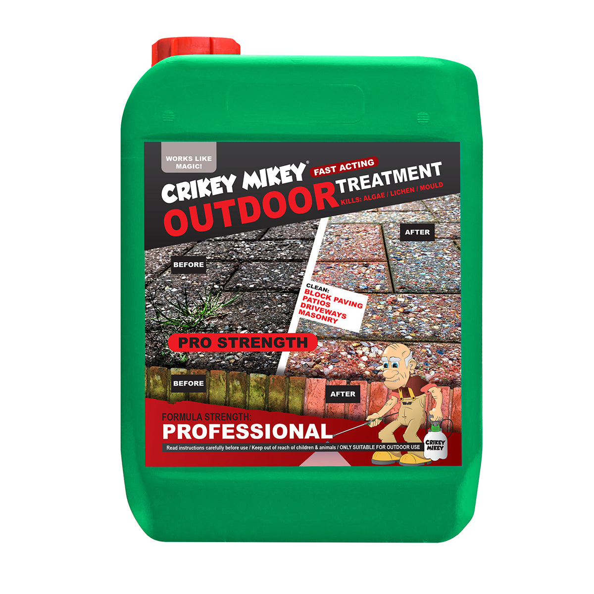 Crikey Mikey Outdoor Treatment Professional 10L Kit