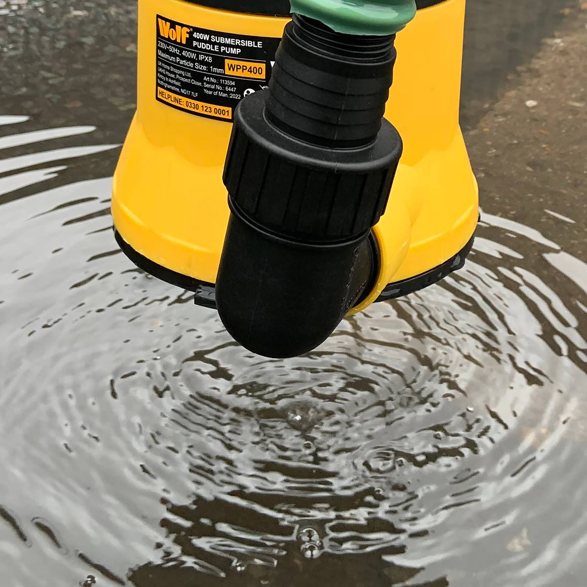 Wolf 400w Submersible Puddle Pump - Image 6