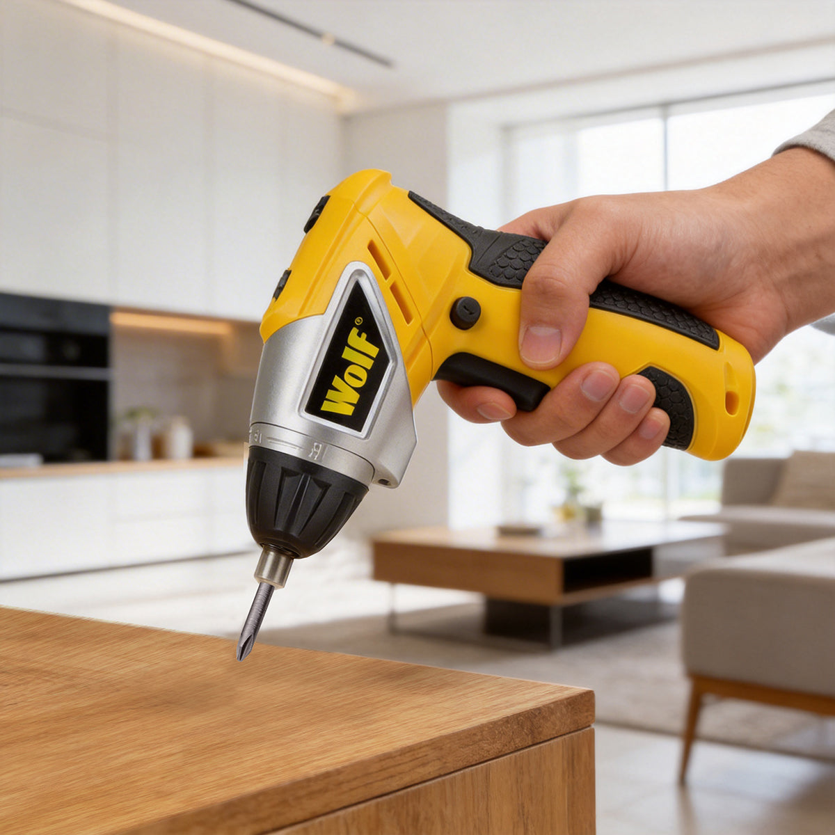 Wolf 3.6V Cordless Screwdriver & Socket Kit