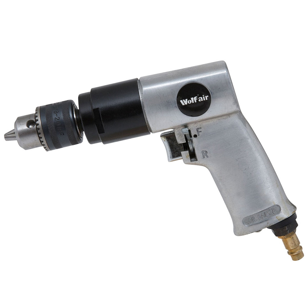 Wolf 10mm Keyed Chuck Reversible Air Drill - Image 1