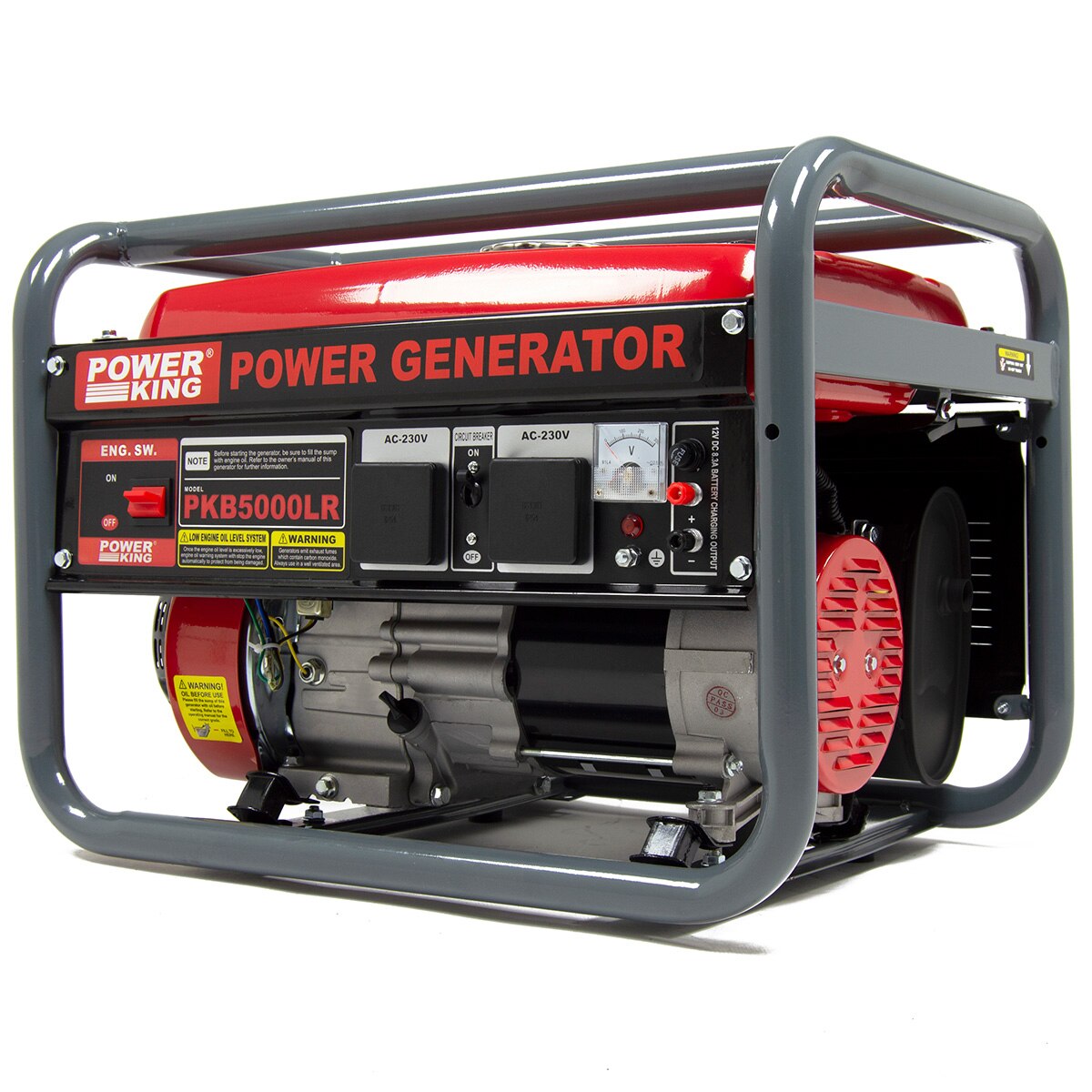 PowerKing Petrol Generator PKB5000LR 3200w 4.0kVA 7HP 4 Stroke - Image 2