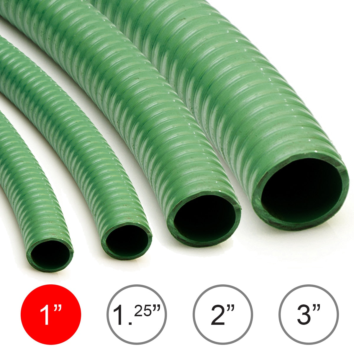 Wolf 1'' Reinforced Suction Hose - 5 Metres - Image 1