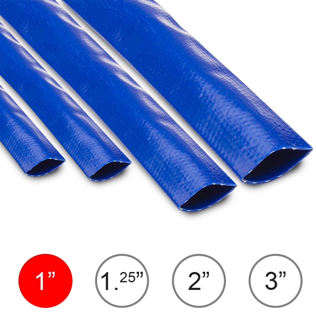Wolf 1'' Layflat Water Delivery Hose - 10 Metres - Image 1