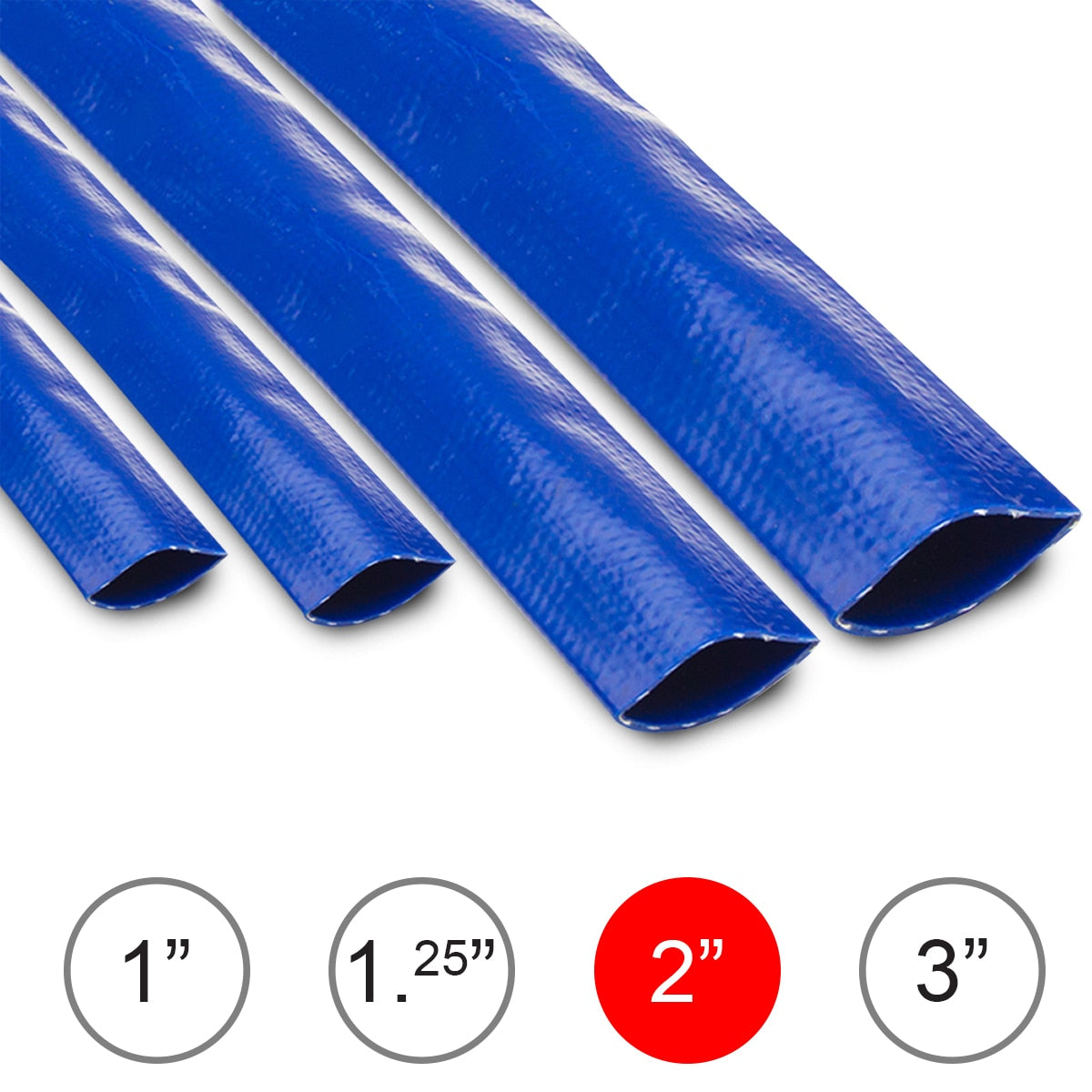 Wolf 2'' Layflat Water Delivery Hose - 10 Metres - Image 1