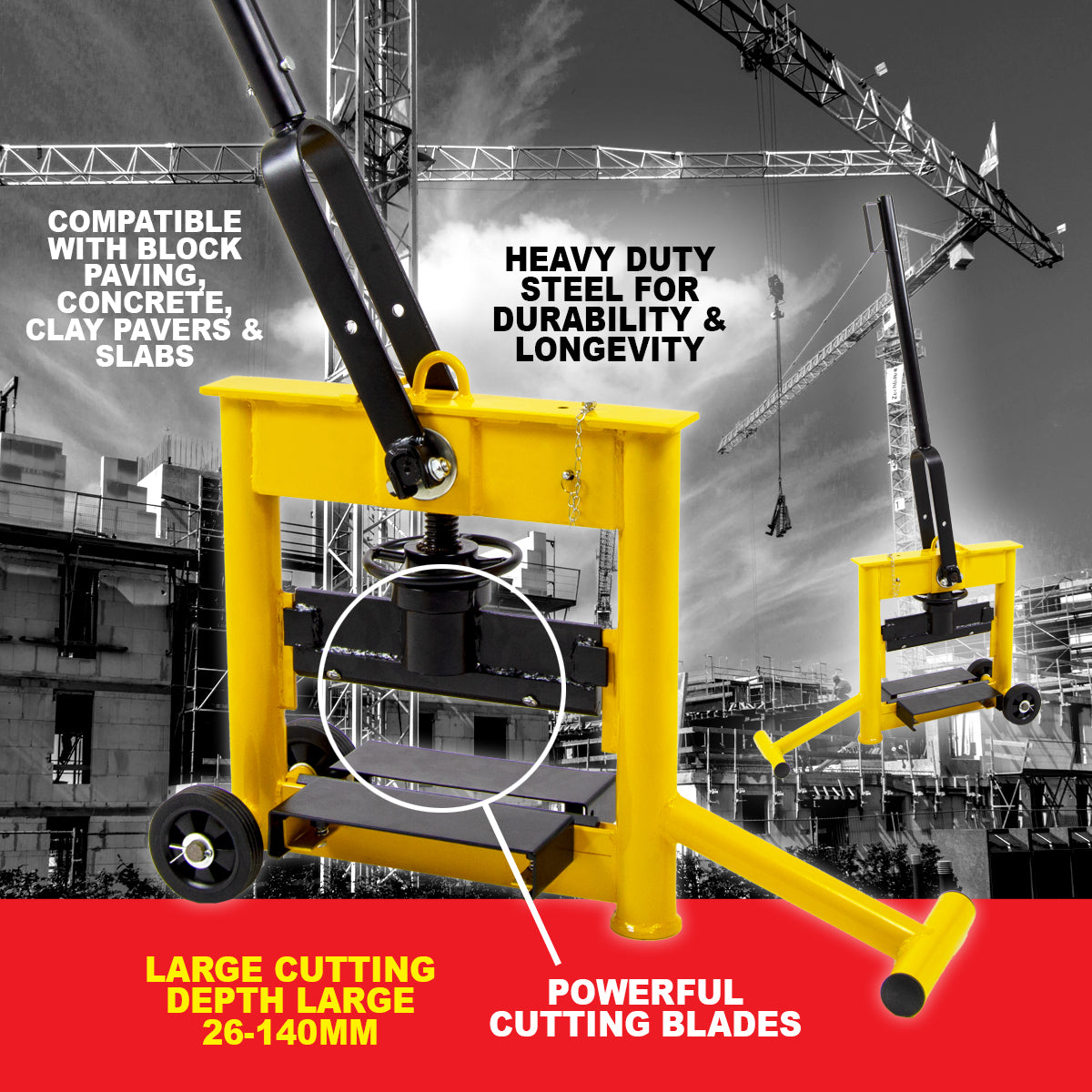 Wolf 330mm Block Paving & Slab Splitter Cutter