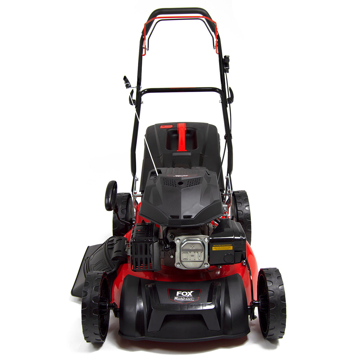 Ex Display Fox Quad-Cut 460 18" Recoil Self Propelled Petrol Lawn Mower - Grade A