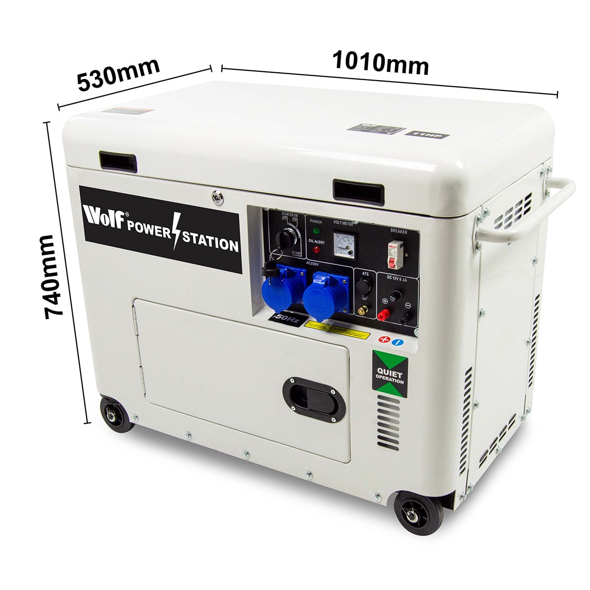 Wolf 8.1KVA POWER STATION 11HP Diesel Powered Generator - Image 9