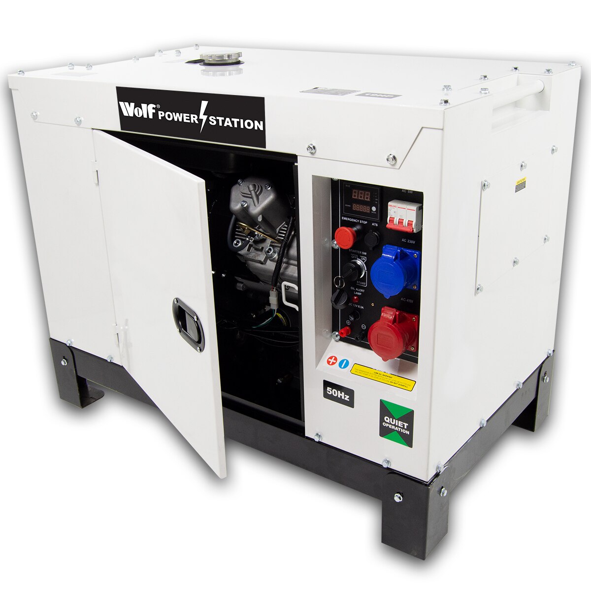 Wolf 13.75KVA POWER STATION 19HP 3 Phase Diesel Powered Generator - Image 2