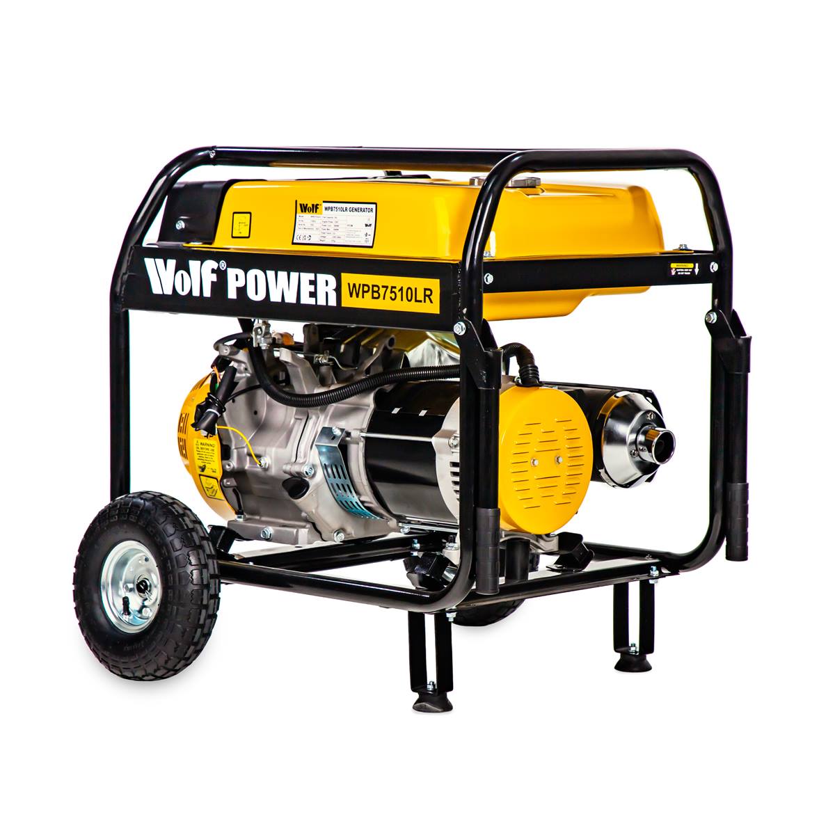 Wolf Petrol Generator WPB7510LR 5500w 6.9KVA 13HP - Image 3