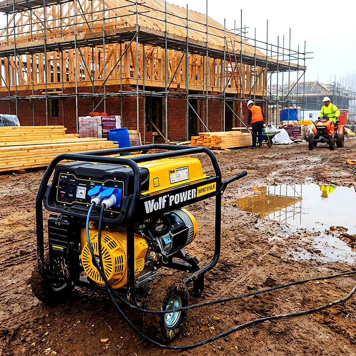 Wolf Petrol Generator WPB7510LR 5500w 6.9KVA 13HP