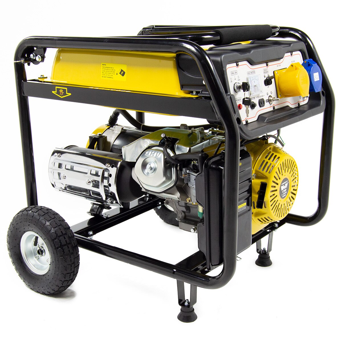 Wolf Petrol Generator WPB9510ES 7500w 9.4KVA 17HP Electric Start - Image 3