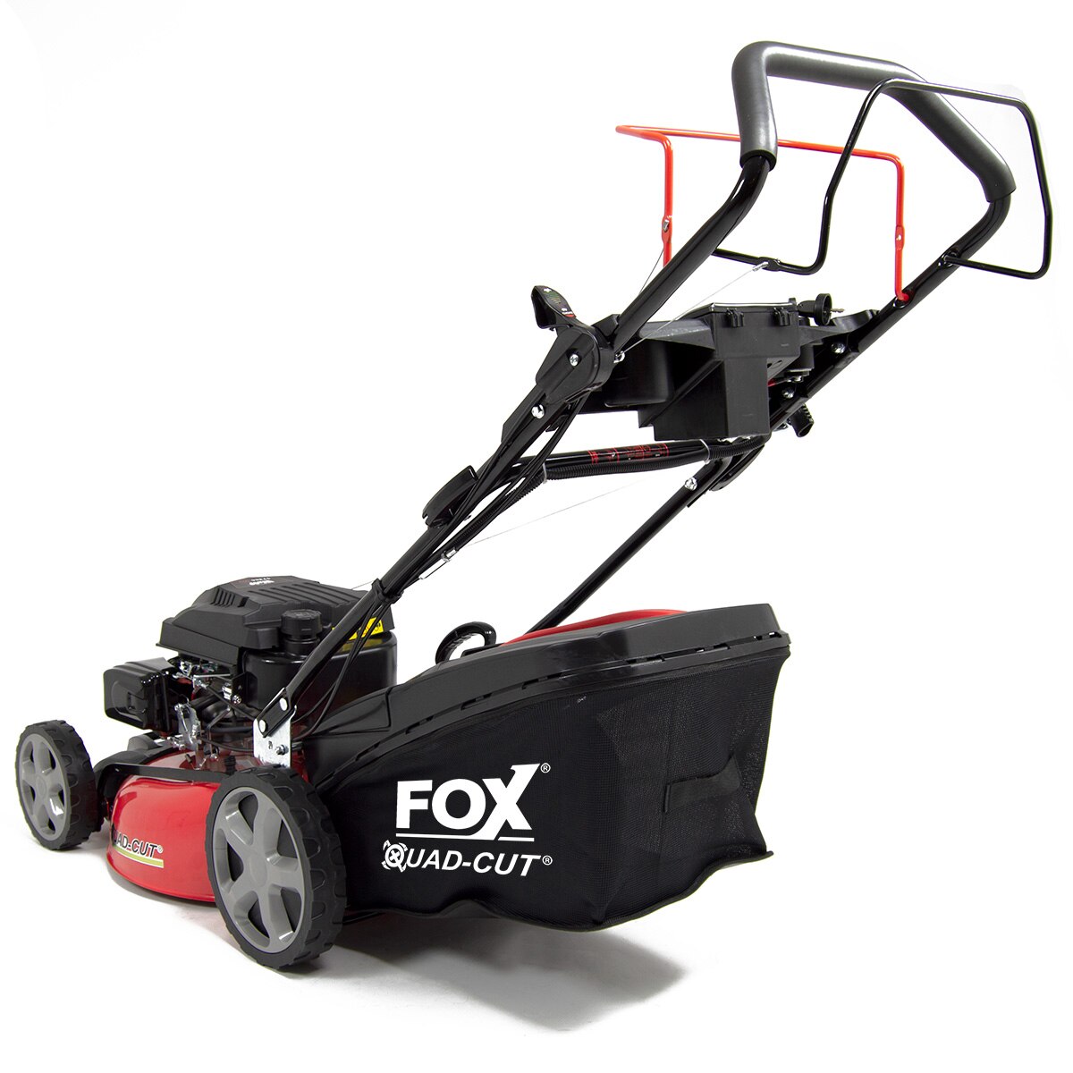 Ex Display Fox Quad-Cut 20" Electric Start Self Propelled Petrol Lawn Mower - Image 4
