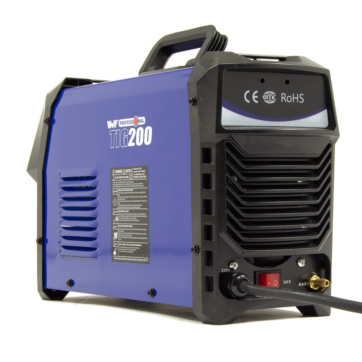 Wolf Professional TIG 200 Combined TIG DC MMA Welder - Image 5