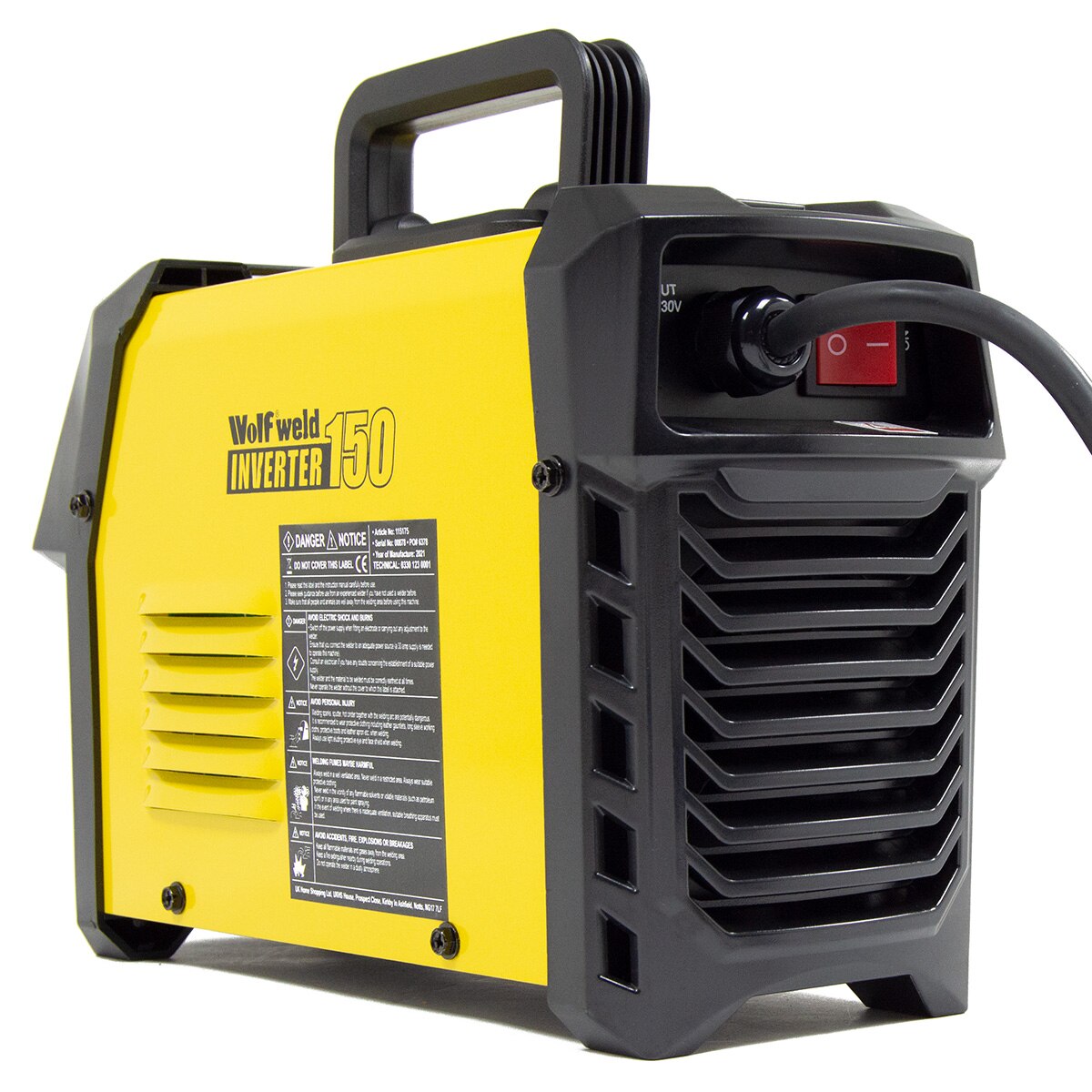 Wolf MMA DC Inverter ARC 150 Welder - Image 4