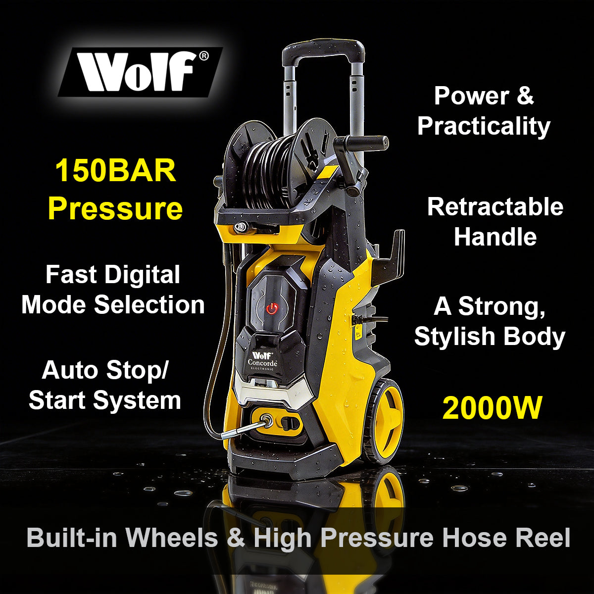 Wolf Concorde Digital 150BAR Pressure Washer