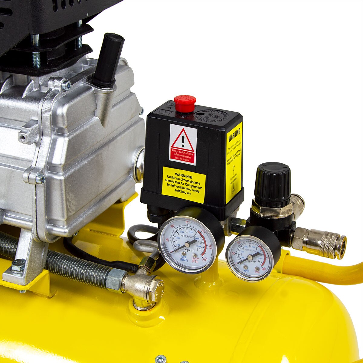 Ex Display Wolf Sioux 50 9.6CFM 2.5HP Portable Air Compressor 50L - Image 6