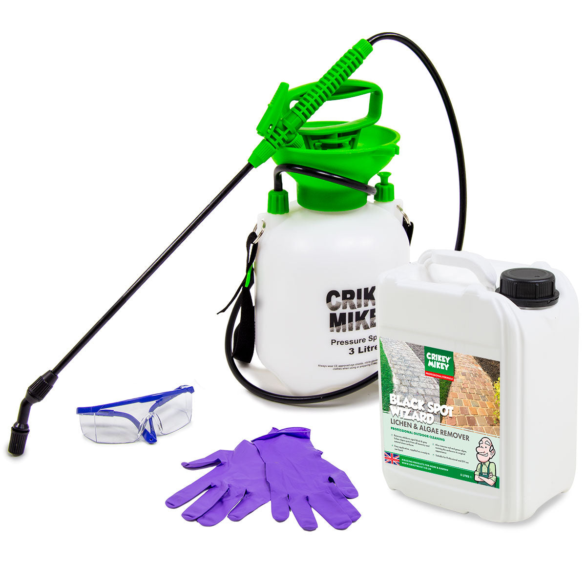 Crikey Mikey Black Spot Wizard 5L Cleaning Kit