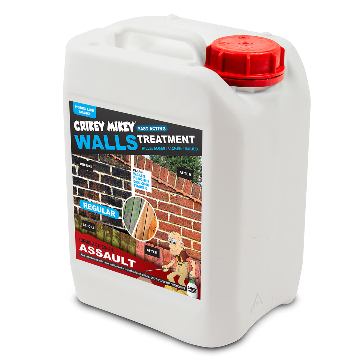 Crikey Mikey Assault Outdoor Treatment Wizard 5L Top Up - Image 1
