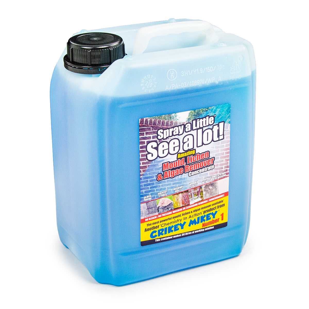 Crikey Mikey #1 Outdoor Concentrate Mould, Lichen and Algae Remover 5l - Image 1
