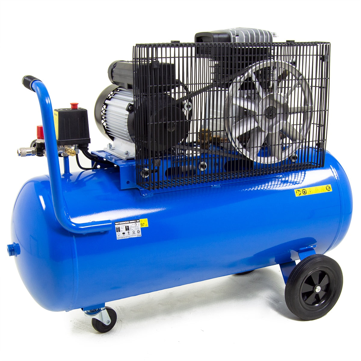 Wolf Professional Dakota 2-100 INDUSTRIAL 14.1CFM 3HP 150psi Portable Air Compressor 100L - Image 3