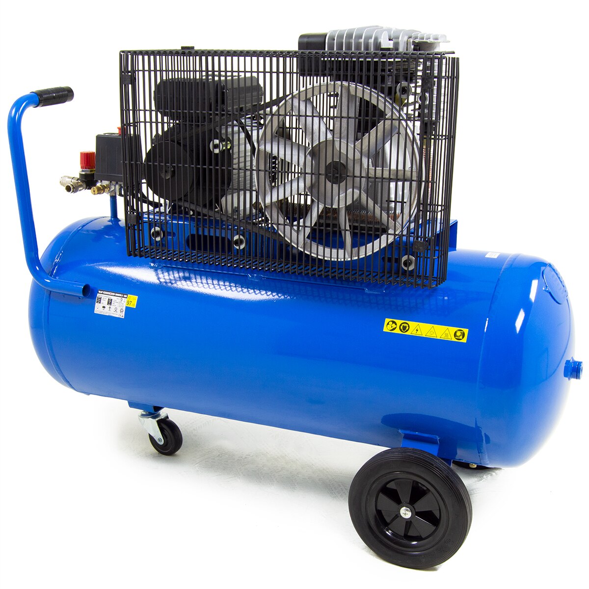 Wolf Professional Dakota 2-100 INDUSTRIAL 14.1CFM 3HP 150psi Portable Air Compressor 100L - Image 4