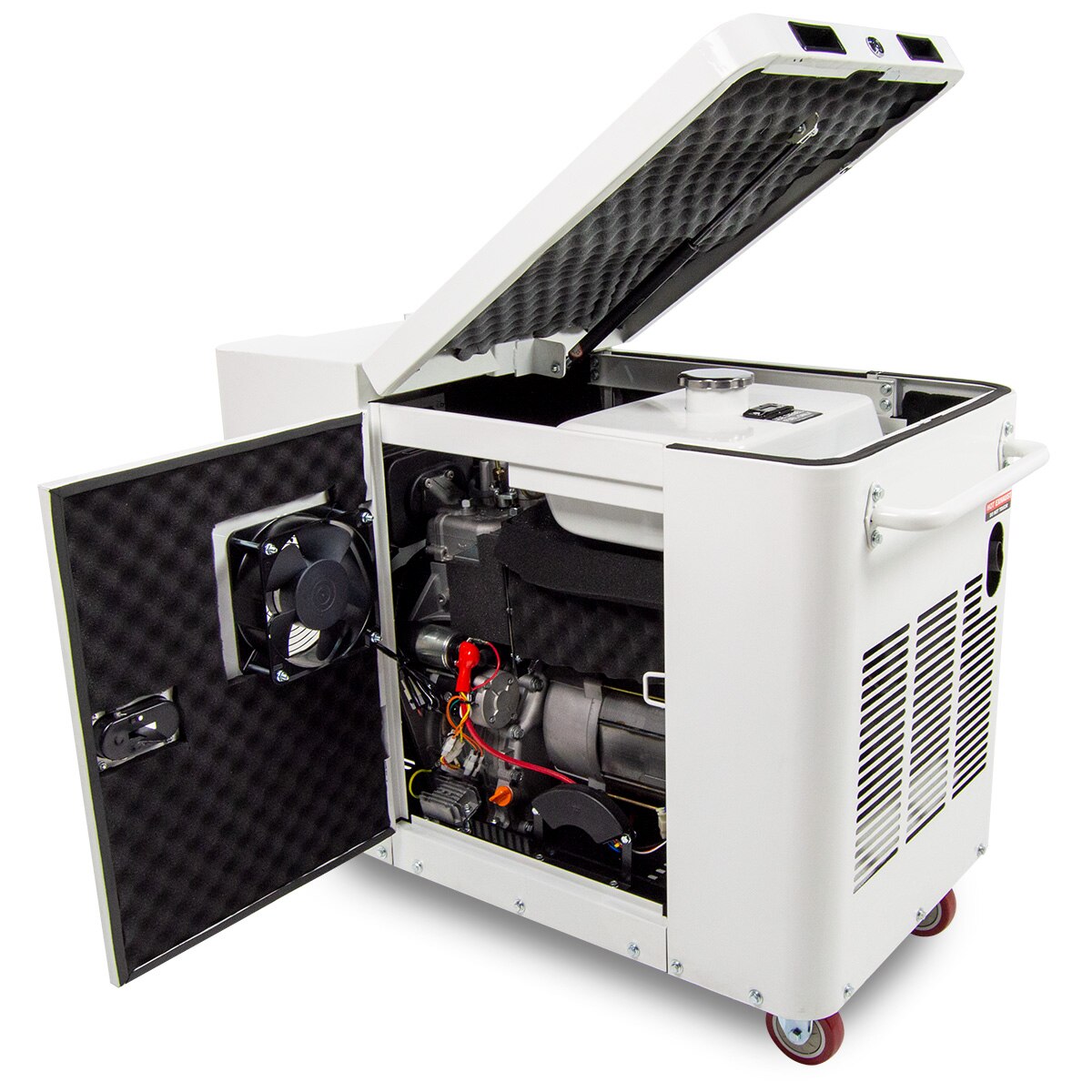 Ex Display Wolf POWER STATION WPS9500DBE 8000w 13HP Diesel Generator - Image 2