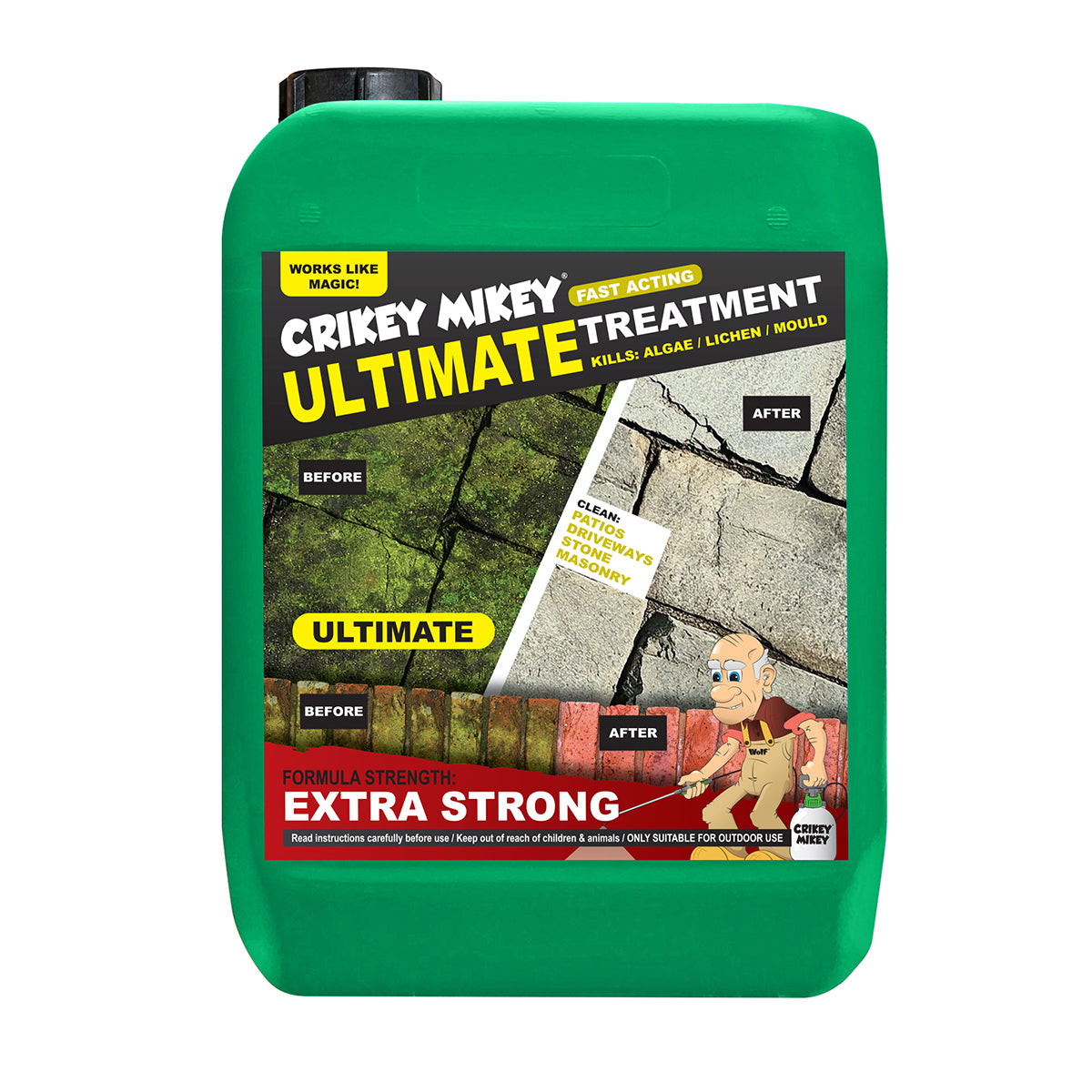 Crikey Mikey Ultimate Treatment Extra Strong 20L Kit