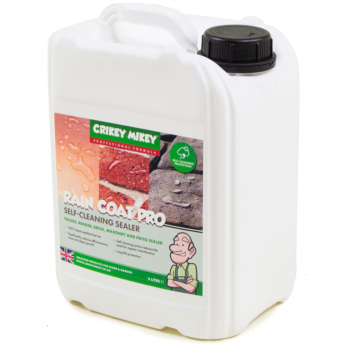 Crikey Mikey Rain Coat Pro Self-Cleaning Sealer 5L - Image 1