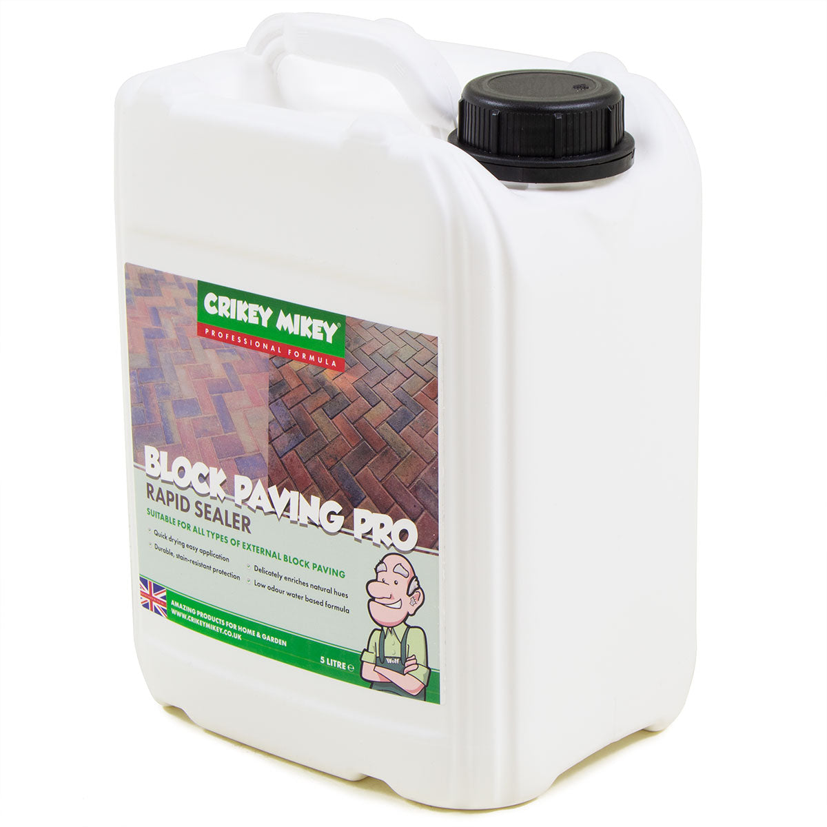 Crikey Mikey Block Paving Pro Rapid Sealer 5L - Image 1