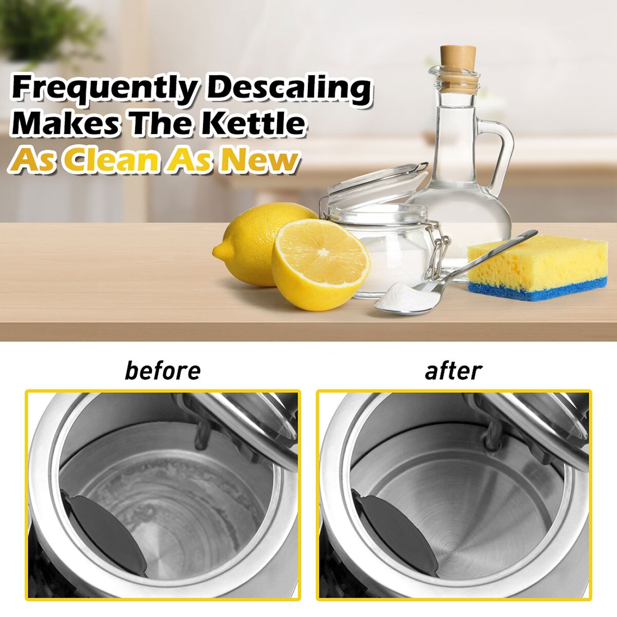 Cusimax 1.7L Kettle Rapid Boil Stainless Steel with 360¬° Base - Image 7