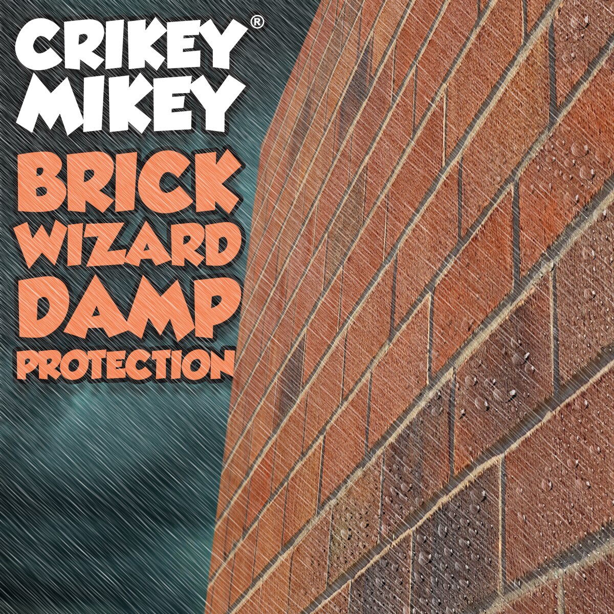 Crikey Mikey Brick Wizard Damp Protection 5L Cleaning Kit